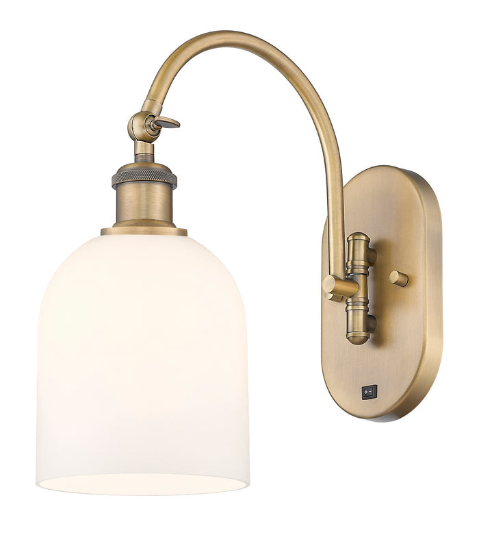 Brushed Brass / White
