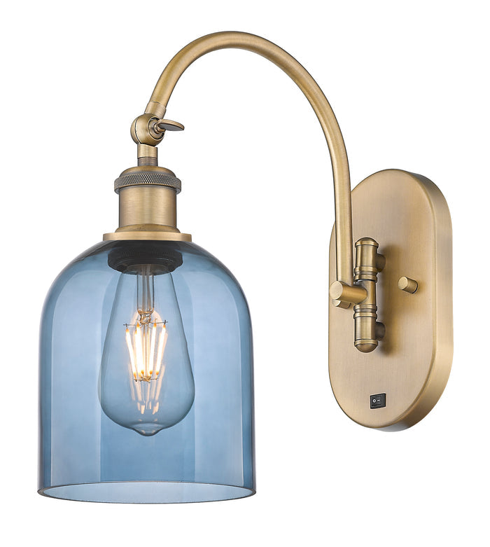 Brushed Brass / Blue