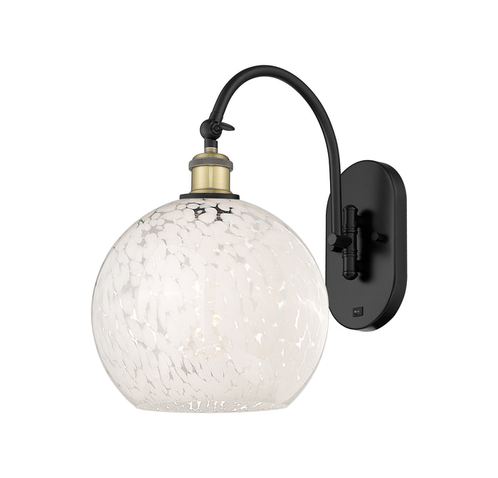 Ballston Sconce Cast Brass Glass 14 Inch