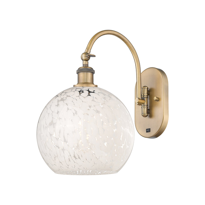 Ballston Sconce Cast Brass Glass 14 Inch