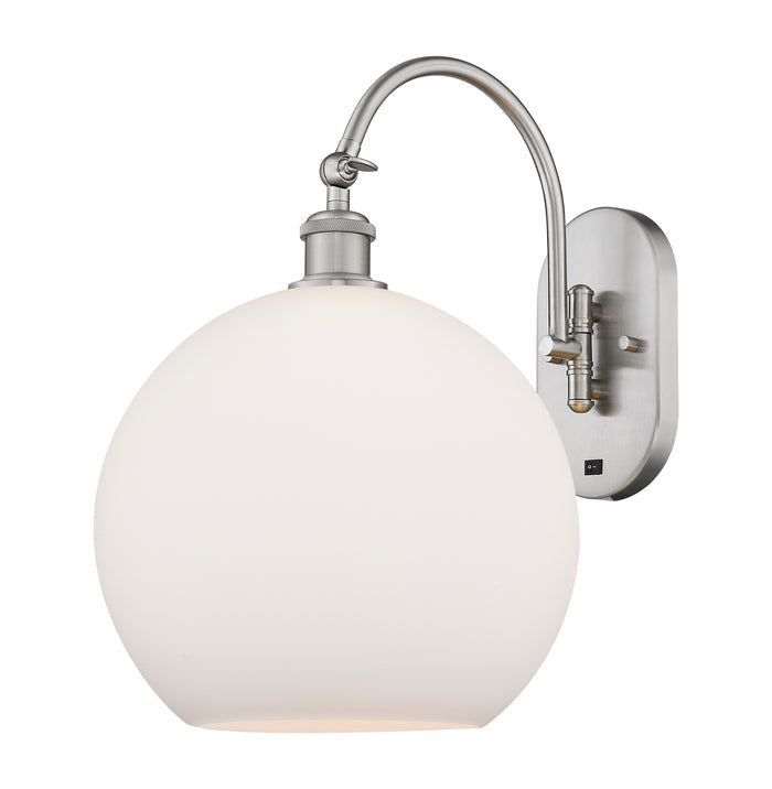Brushed Satin Nickel / Matte White