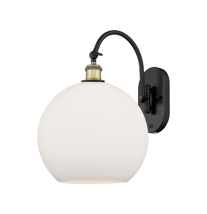 Ballston Sconce Cast Brass Glass Steel
