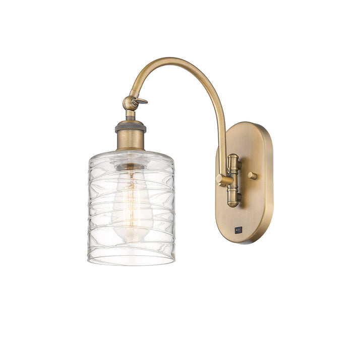 Ballston Sconce Cast Brass Glass Steel