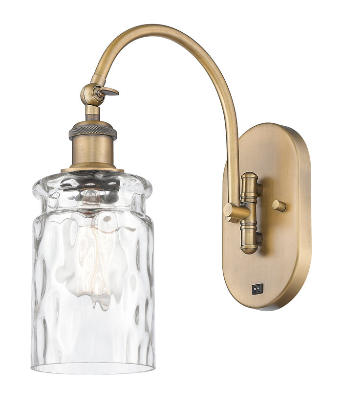 Ballston Sconce Cast Brass Glass Steel
