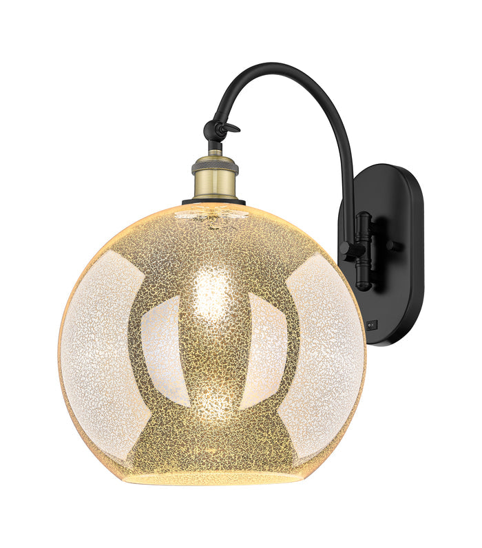 Ballston Sconce Cast Brass Glass Steel