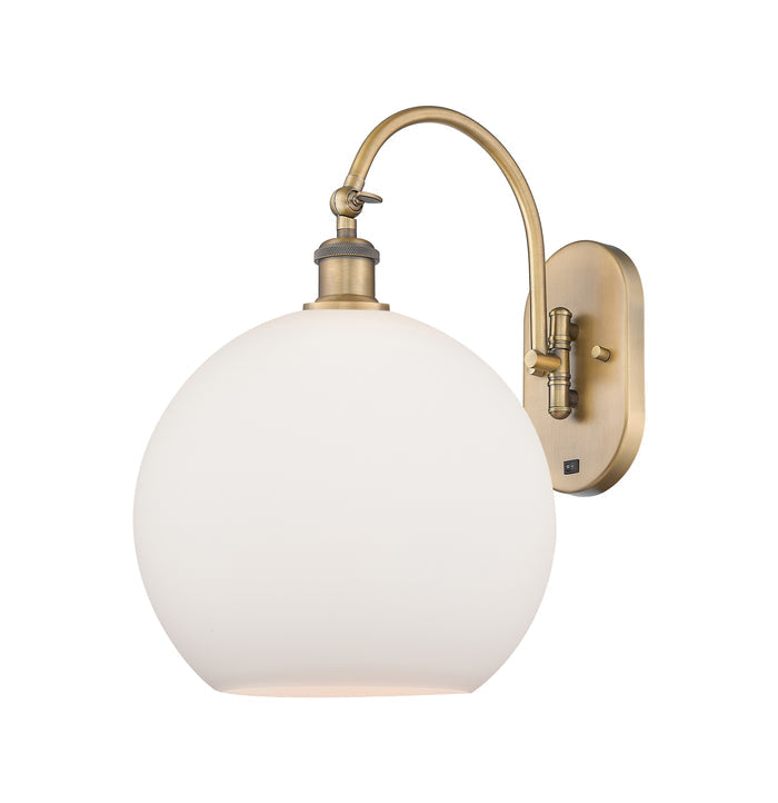 Ballston Sconce Cast Brass Glass Steel