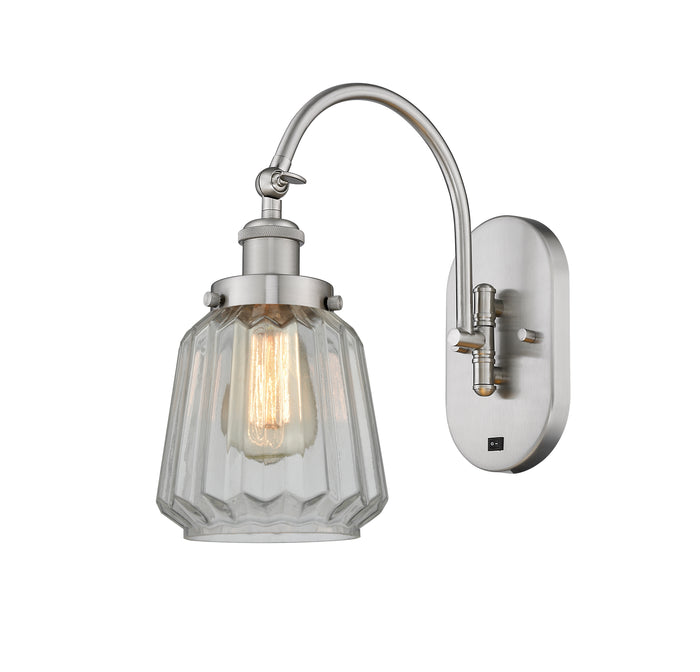 Brushed Satin Nickel / Clear