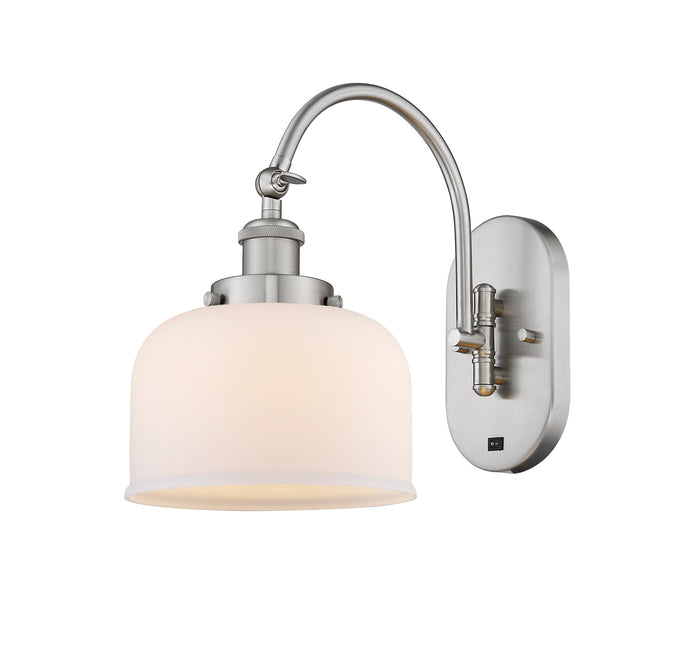 Brushed Satin Nickel / Matte White