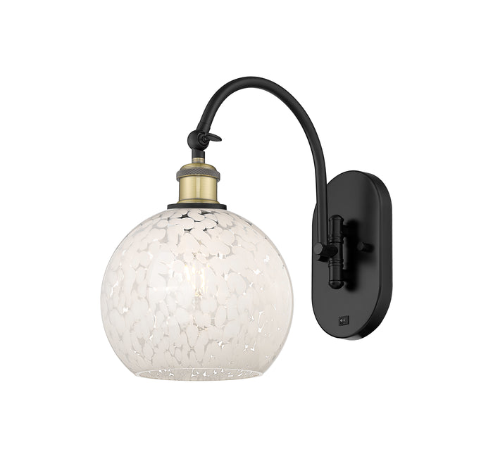 Ballston Sconce Cast Brass Steel Glass