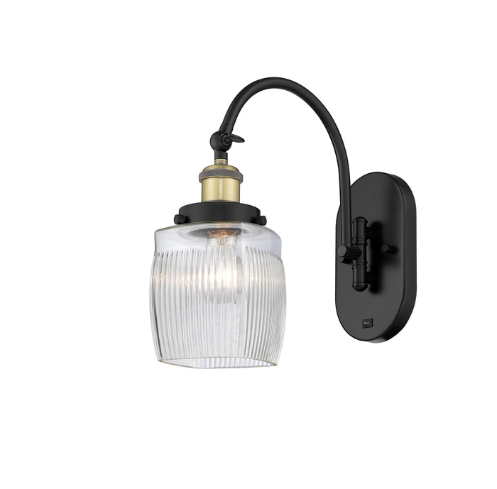 Ballston Sconce Cast Brass Steel Glass