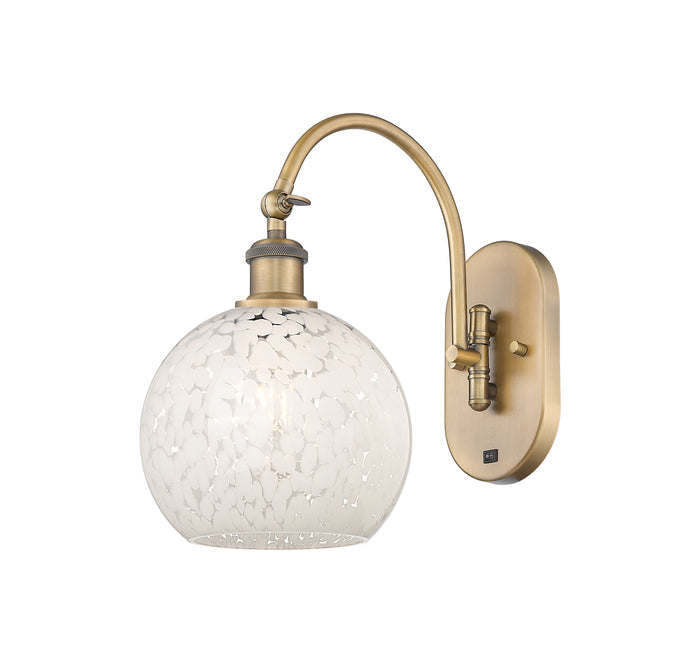 Ballston Sconce Cast Brass Steel Glass