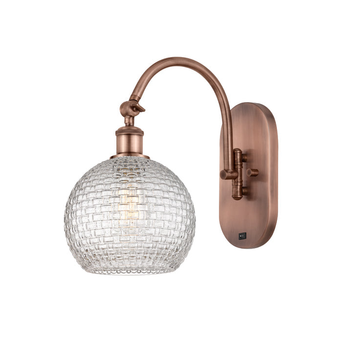 Ballston Sconce Cast Brass Steel Glass