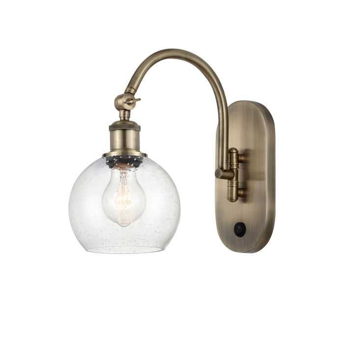 Ballston Sconce Cast Brass Steel Glass
