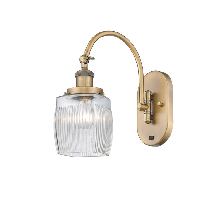 Ballston Sconce Cast Brass Steel Glass