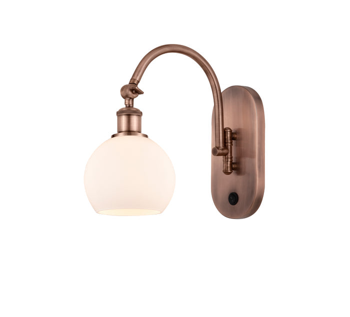 Ballston Sconce Cast Brass Steel Glass
