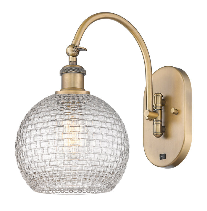 Ballston Sconce Cast Brass Steel Glass