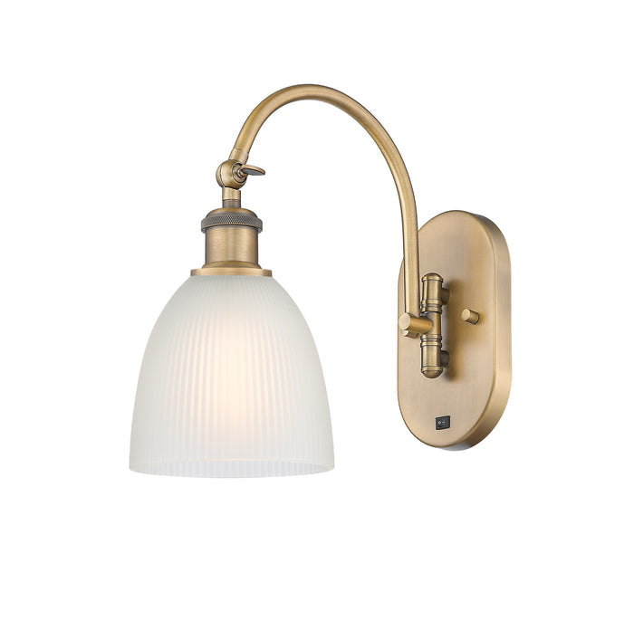 Ballston Sconce Cast Brass Steel Glass