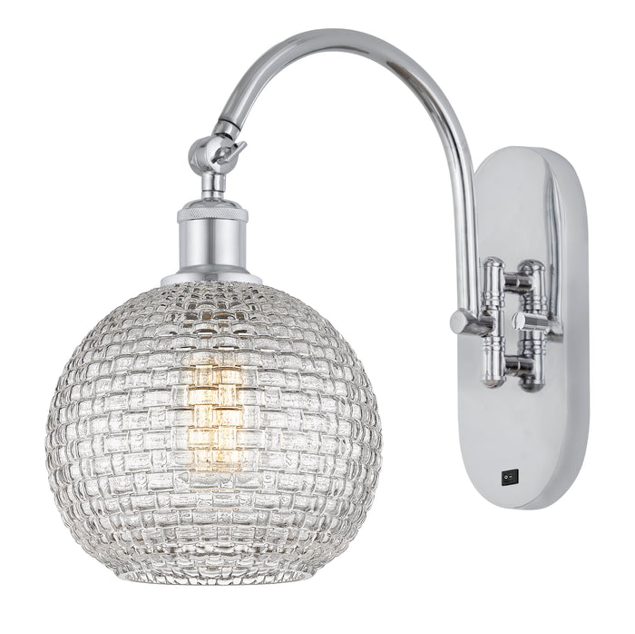 Ballston Sconce Cast Brass Steel Glass