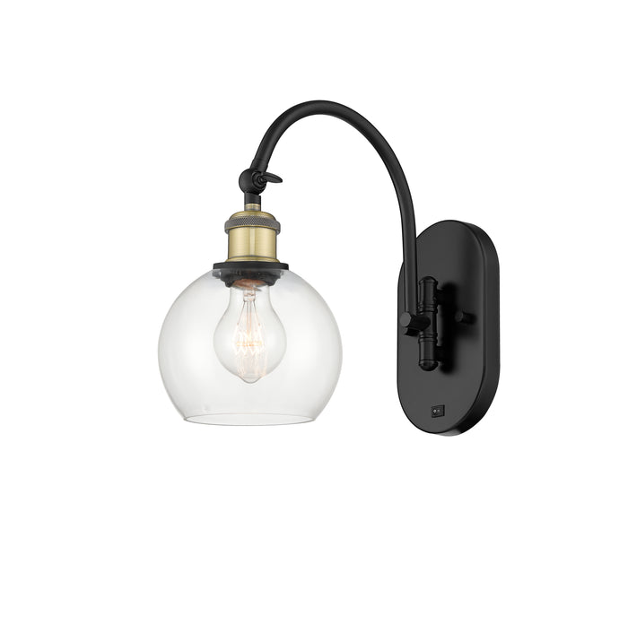 Ballston Sconce Cast Brass Steel Glass