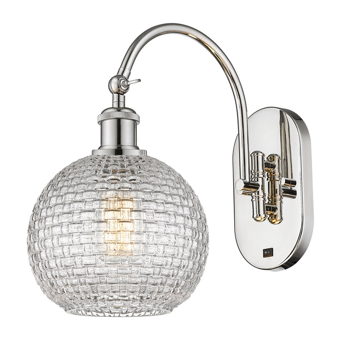 Ballston Sconce Cast Brass Steel Glass