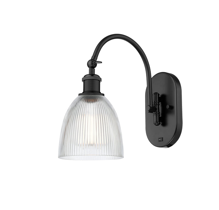 Ballston Sconce Cast Brass Steel Glass