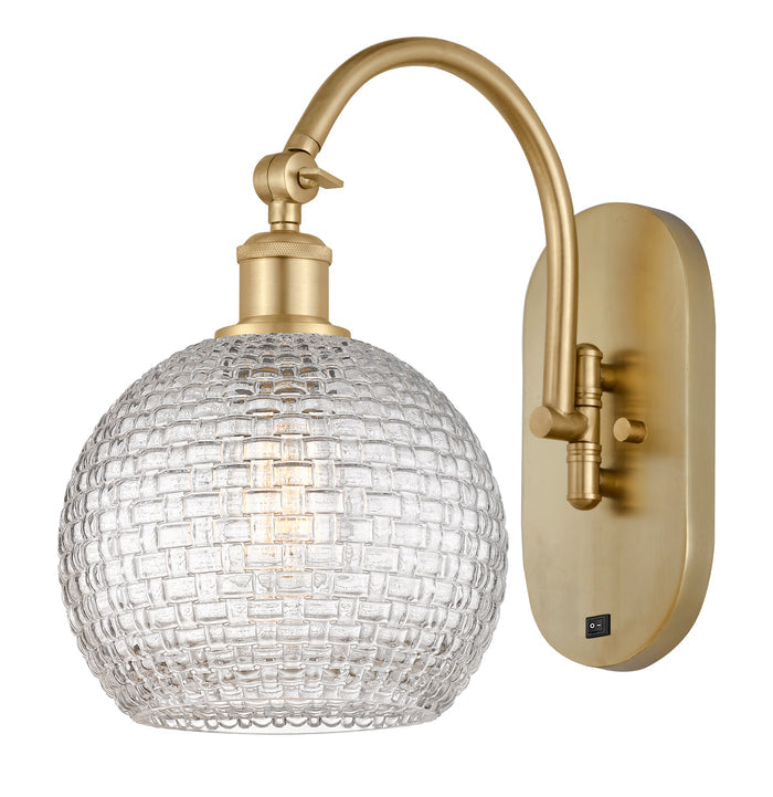 Satin Gold / Clear Basket Weave