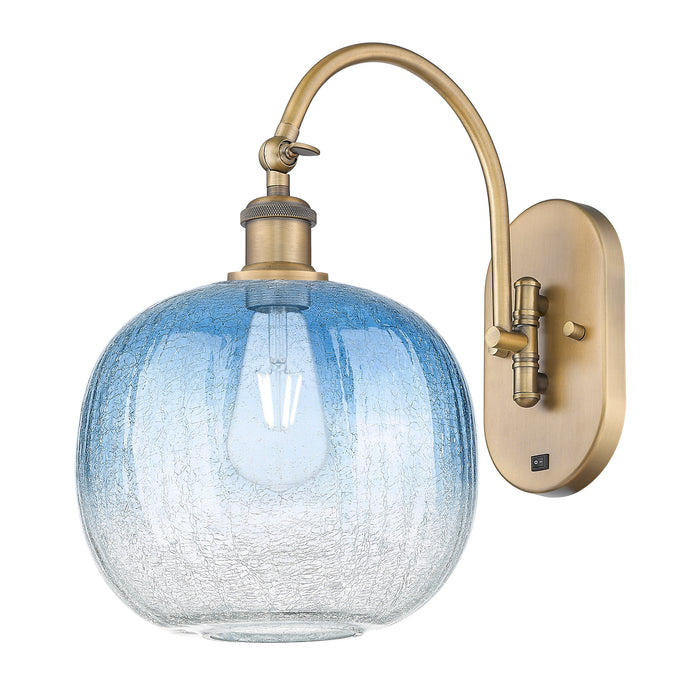 Brushed Brass / Sapphire Blue