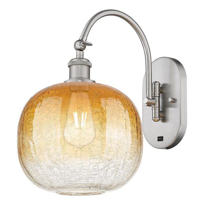 Brushed Satin Nickel / Amber