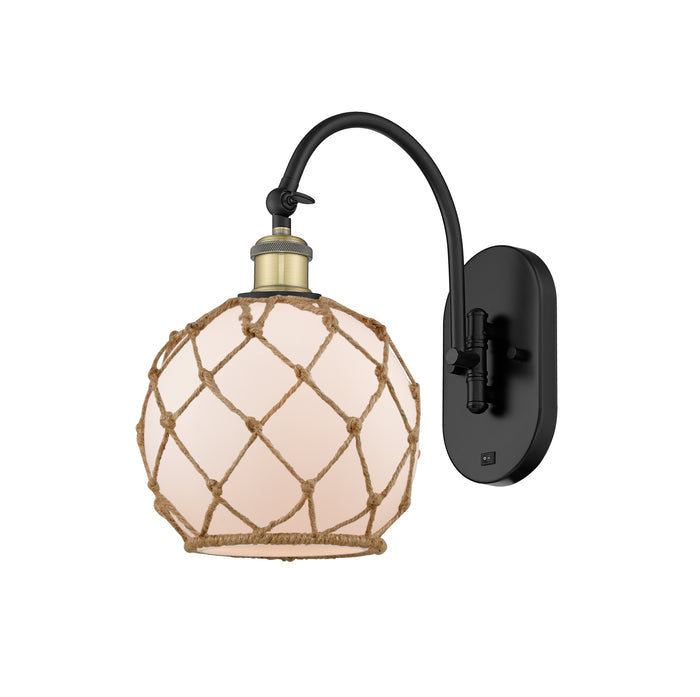 Ballston Sconce Steel Glass 14 Inch