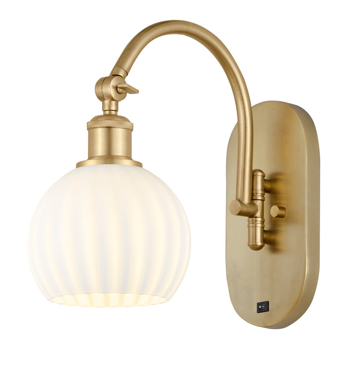 Ballston Swing Arm Cast Brass Steel Glass