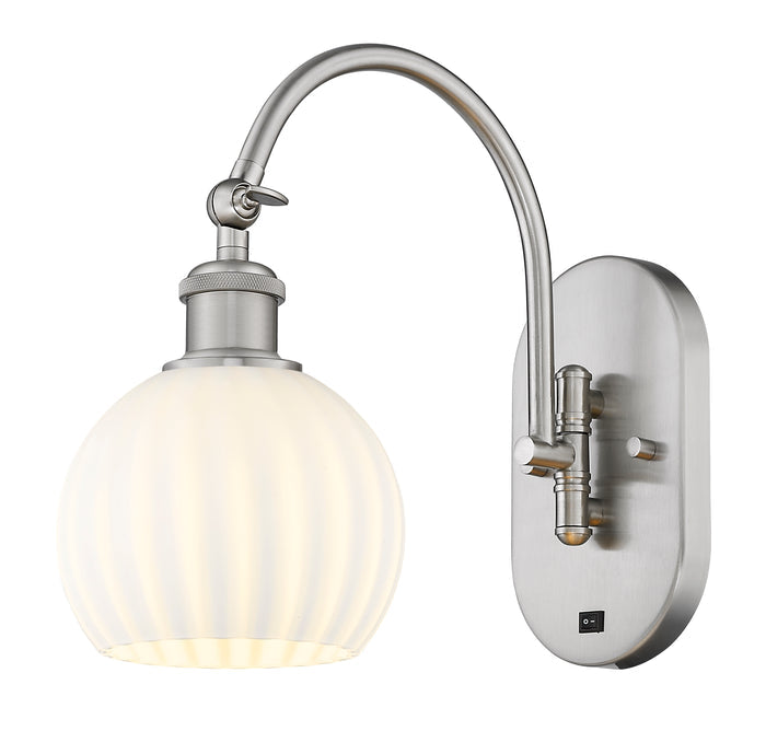 Ballston Swing Arm Cast Brass Steel Glass