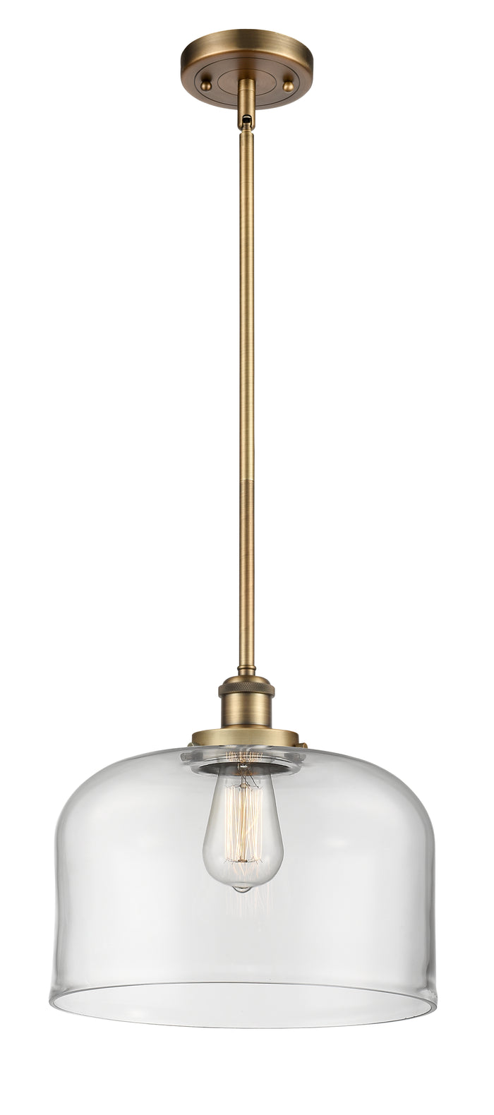 Brushed Brass / Clear