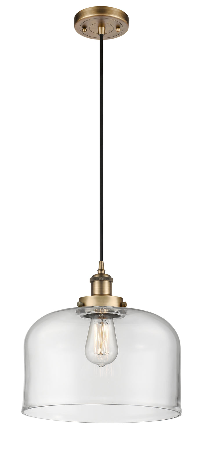 Brushed Brass / Clear