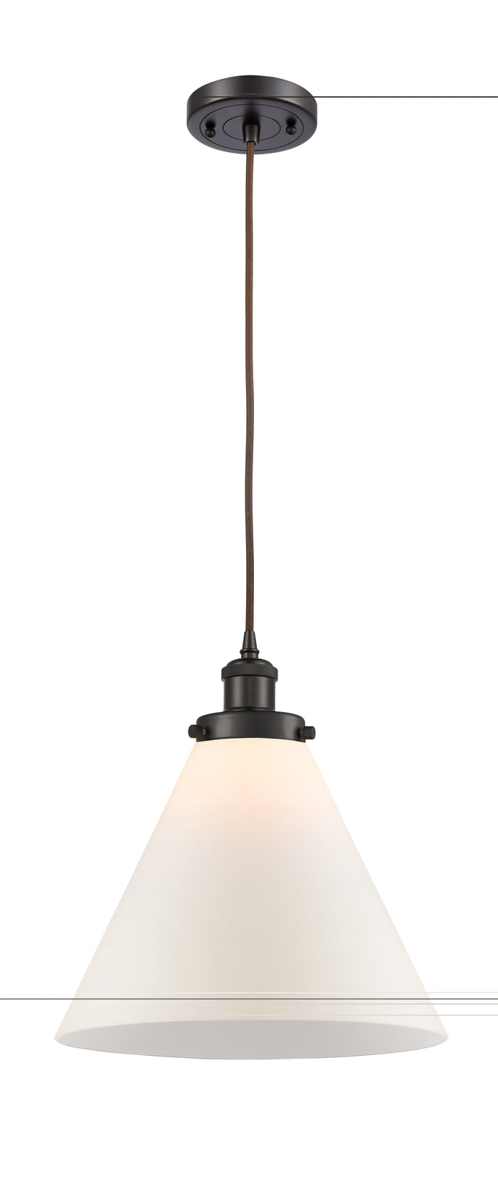 Oil Rubbed Bronze / Matte White