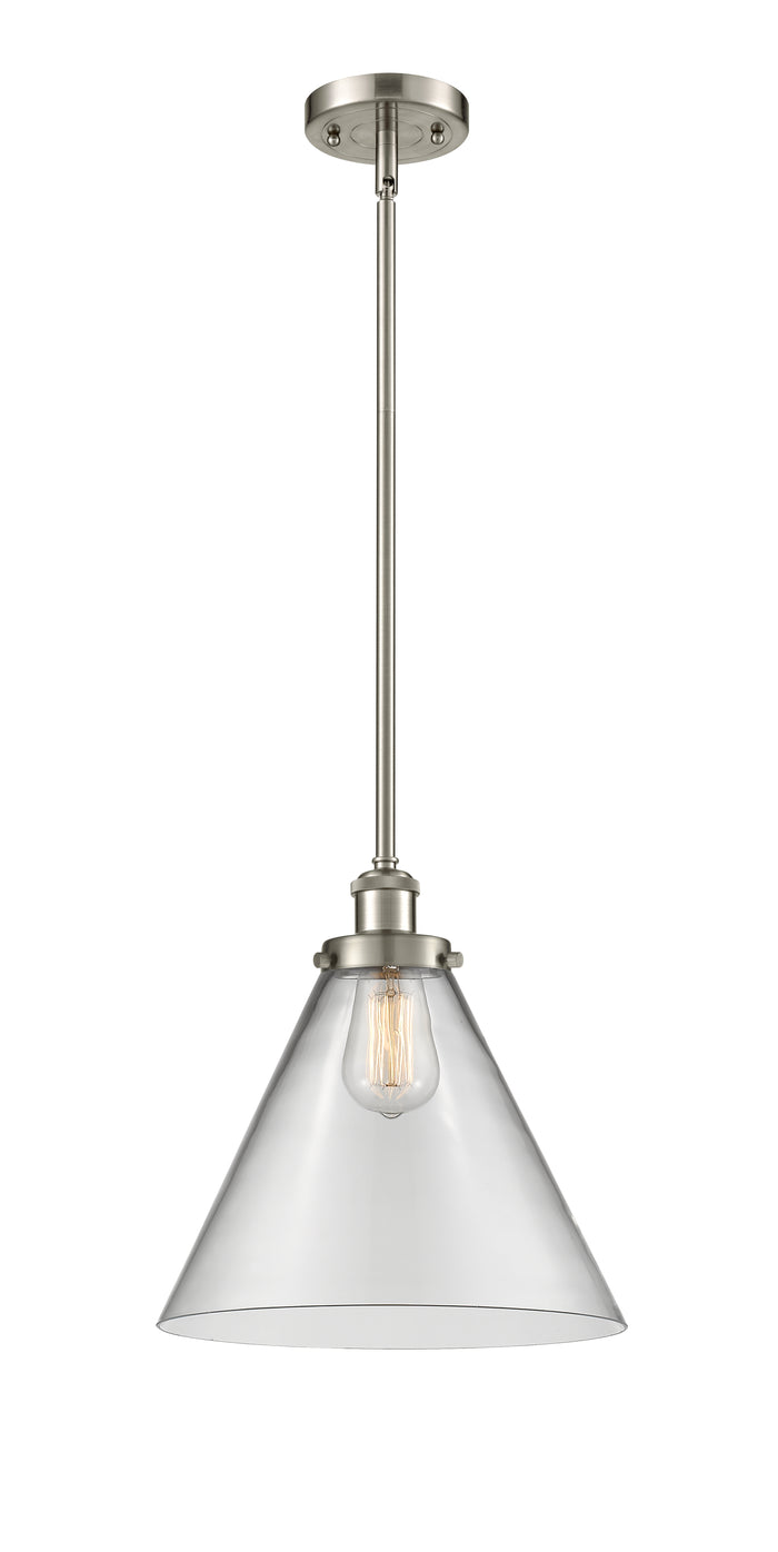 Brushed Satin Nickel / Clear
