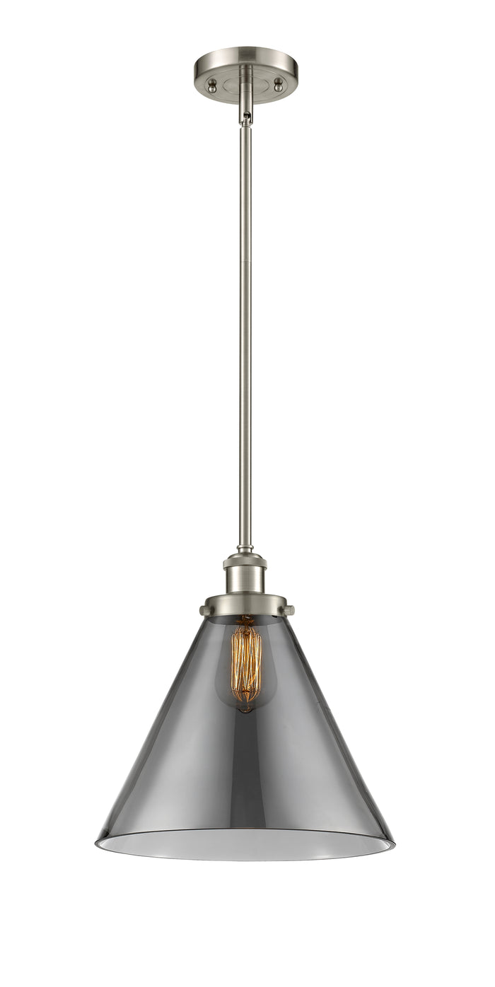 Brushed Satin Nickel / Light Smoke