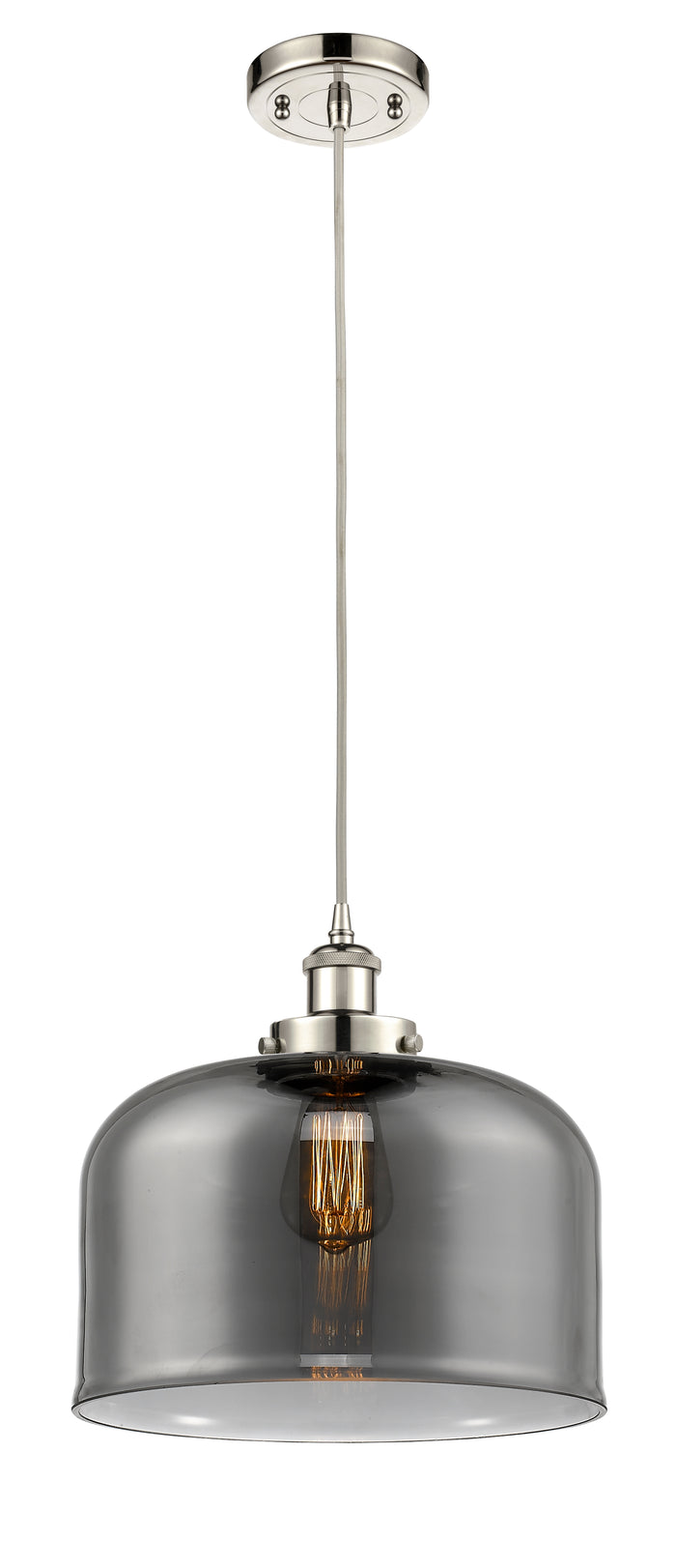 Polished Nickel / Light Smoke