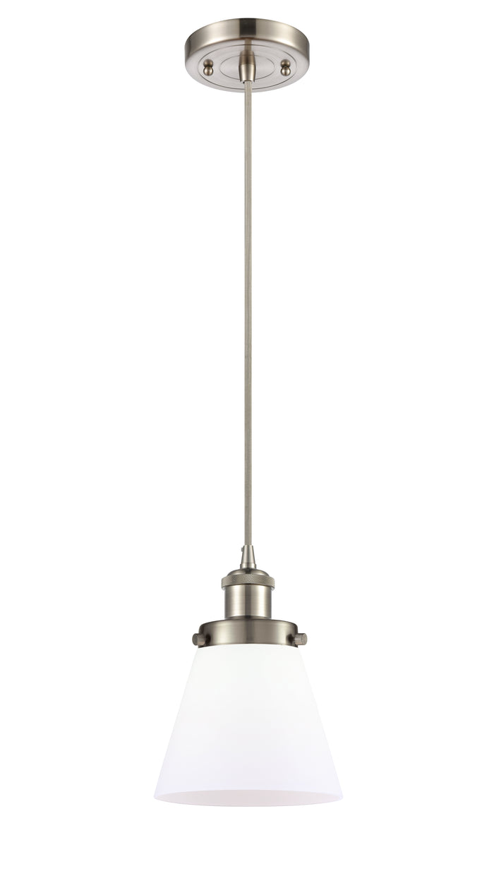 Brushed Satin Nickel / Matte White