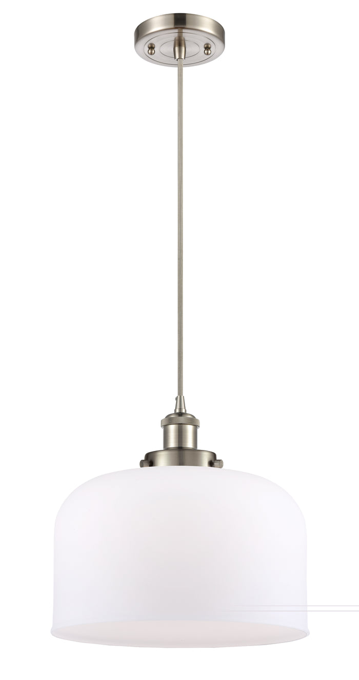 Brushed Satin Nickel / Matte White