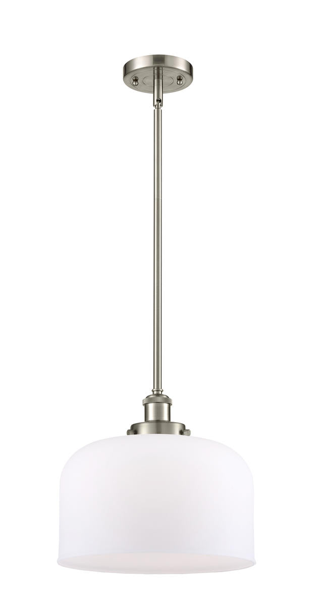 Brushed Satin Nickel / Matte White