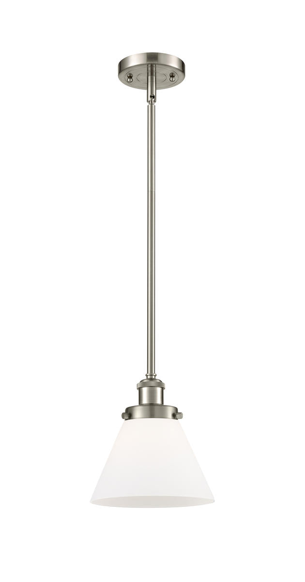 Brushed Satin Nickel / Matte White