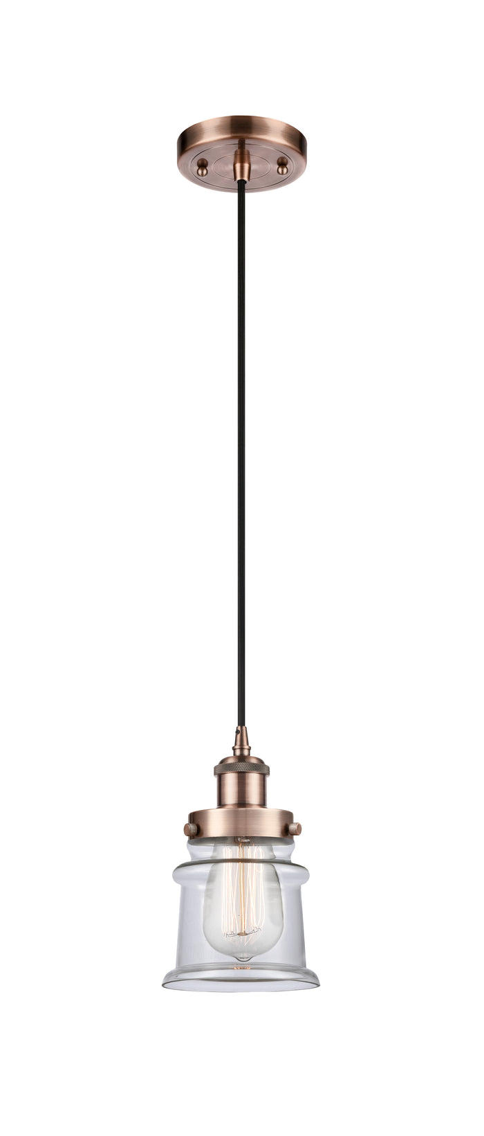 Ballston Urban Mini Pendant Antique Copper