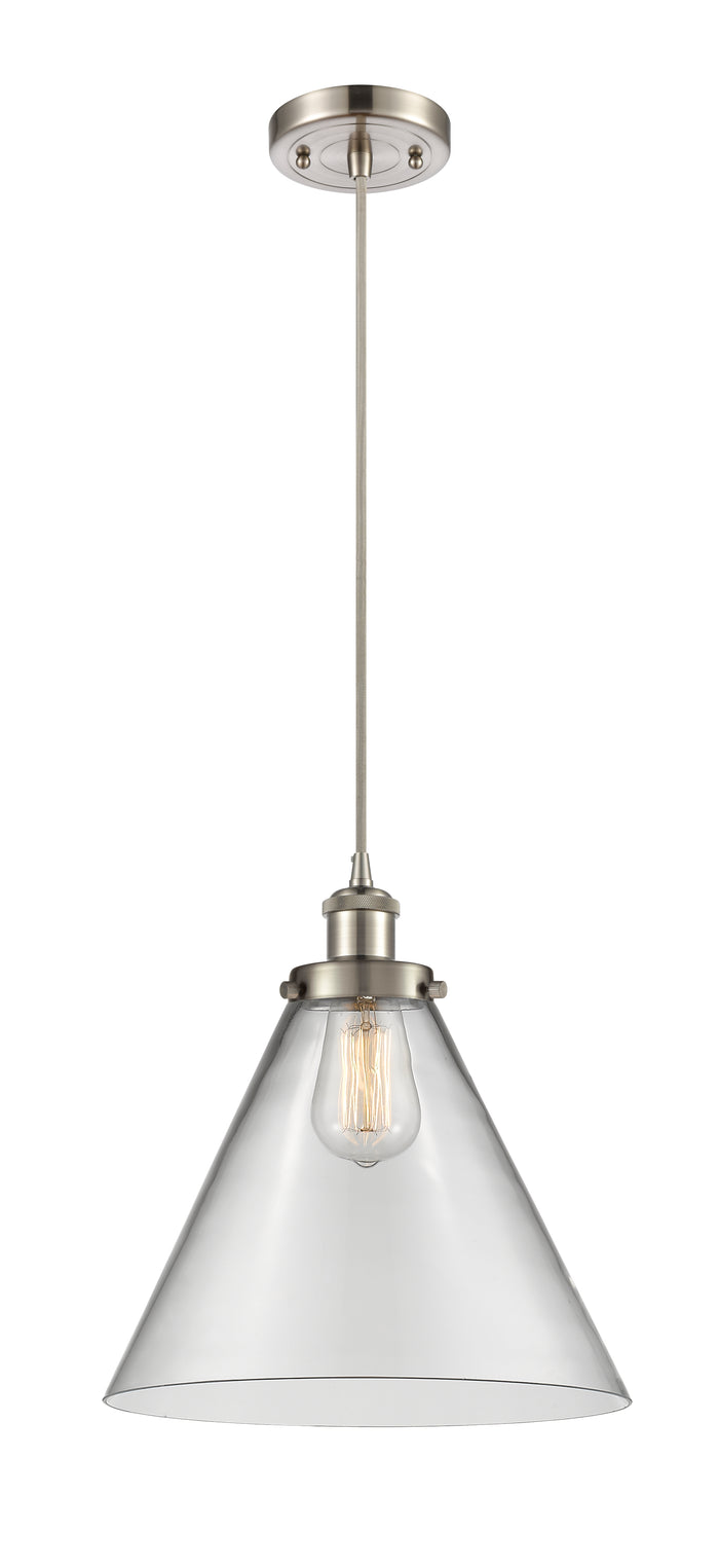 Brushed Satin Nickel / Clear