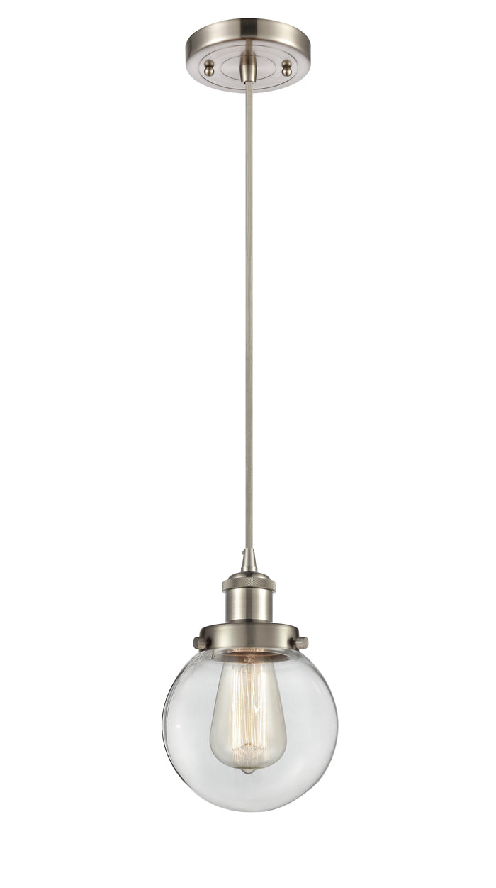 Brushed Satin Nickel / Clear