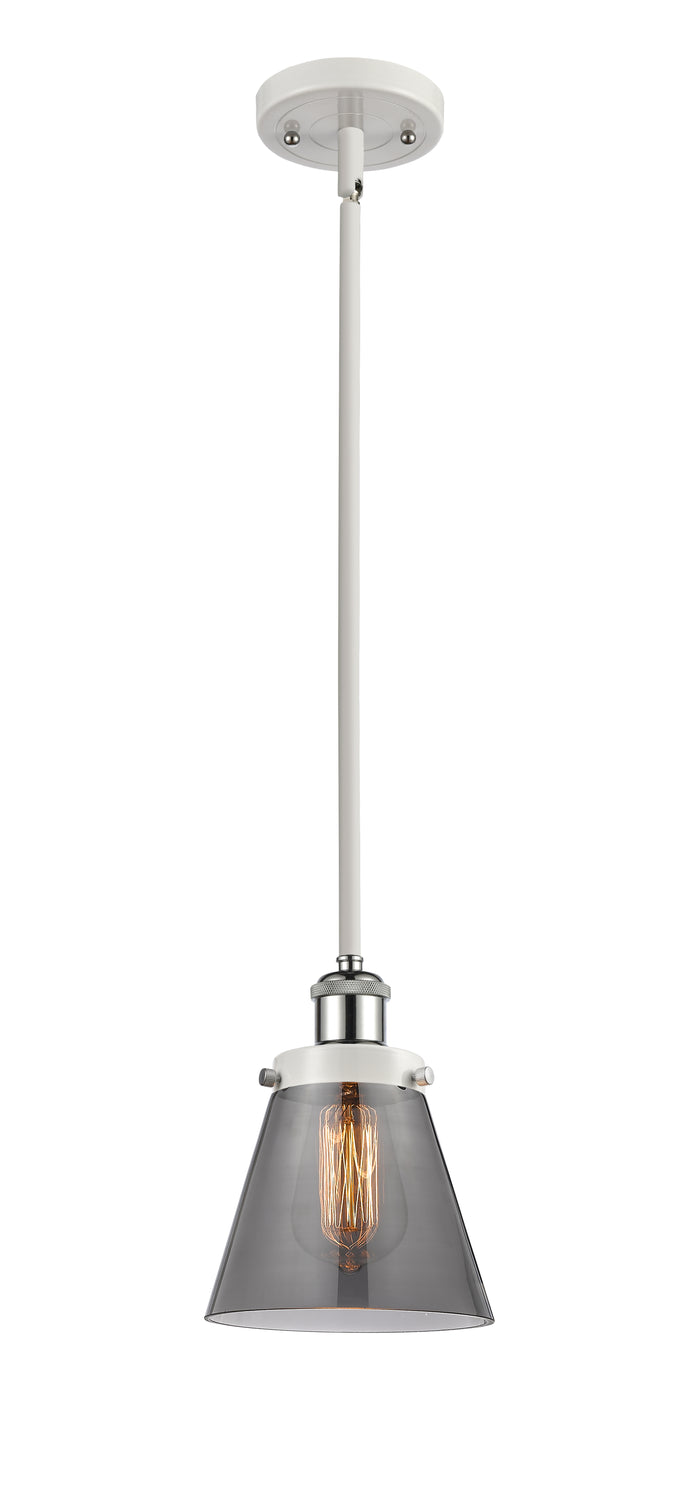 White Polished Chrome / Light Smoke