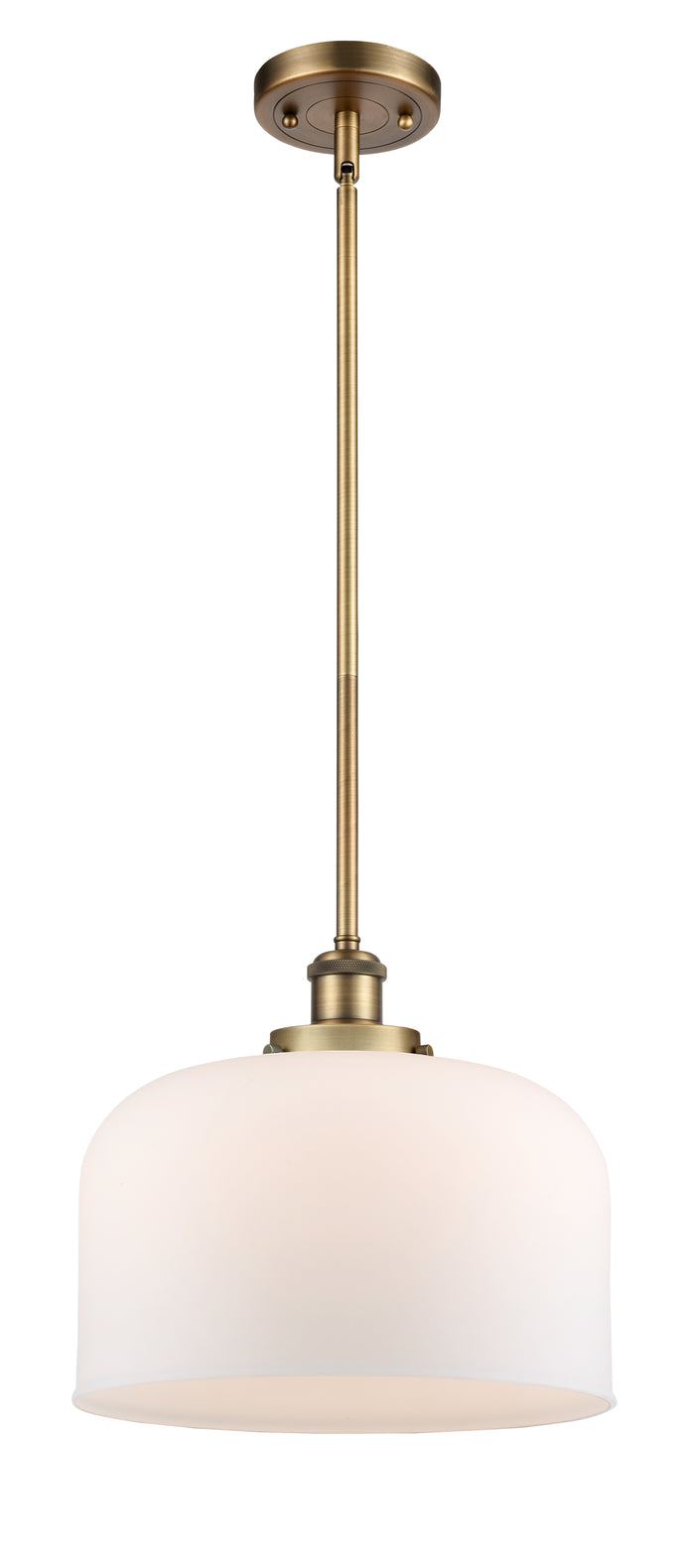 Brushed Brass / Matte White