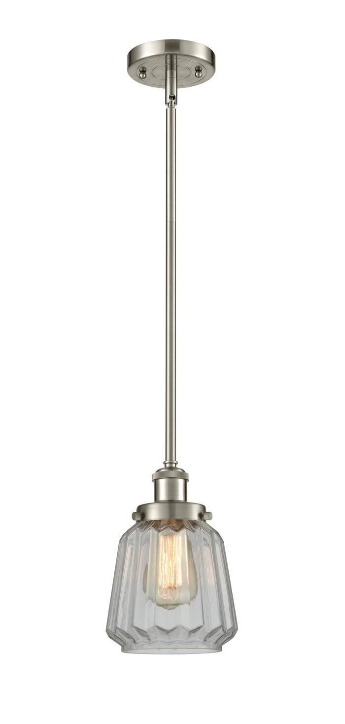 Brushed Satin Nickel / Clear