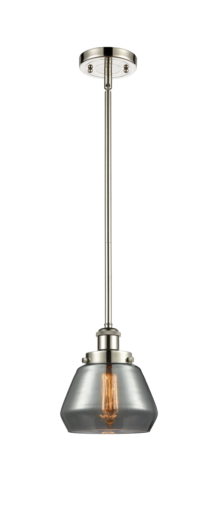 Polished Nickel / Light Smoke