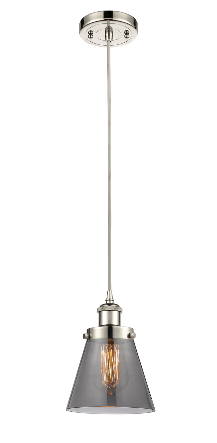 Polished Nickel / Light Smoke