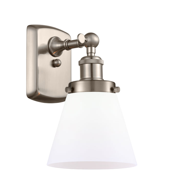 Brushed Satin Nickel / Matte White